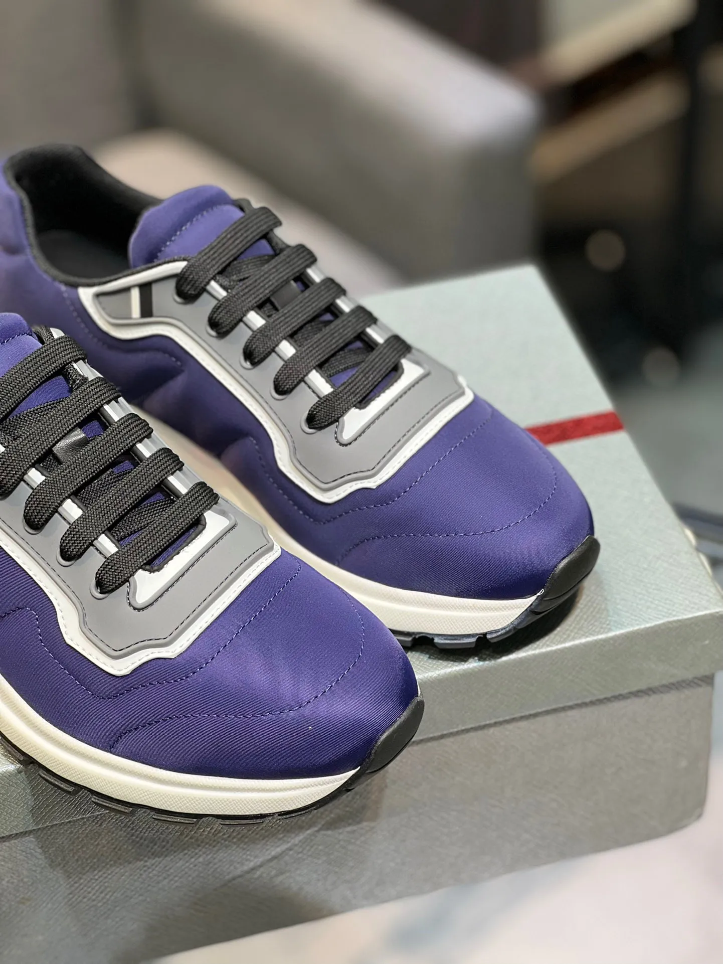 Men's shoes 💰540 PRADA "Prada" casual shoes Regular size: 38-44 (45 can be customized) Product material: Selected cowhide material, genuine leather lining, original outsole